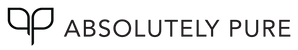 Logo for 'Absolutely Pure' with a stylized letters 'A' and 'P' on a white background