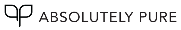 Logo for 'Absolutely Pure' with a stylized letters 'A' and 'P' on a white background