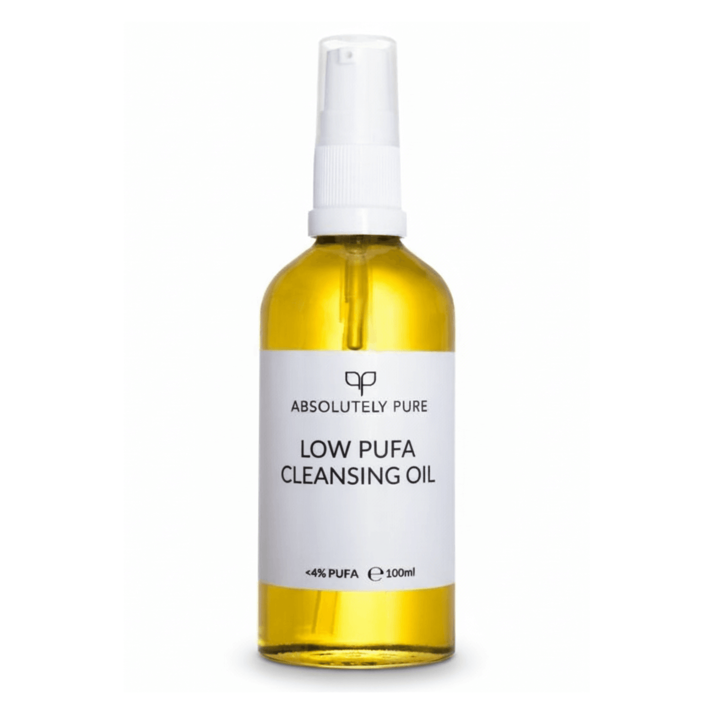 Absolutely Pure Low PUFA Cleansing Oil, 100ml, for effective and gentle skin cleansing