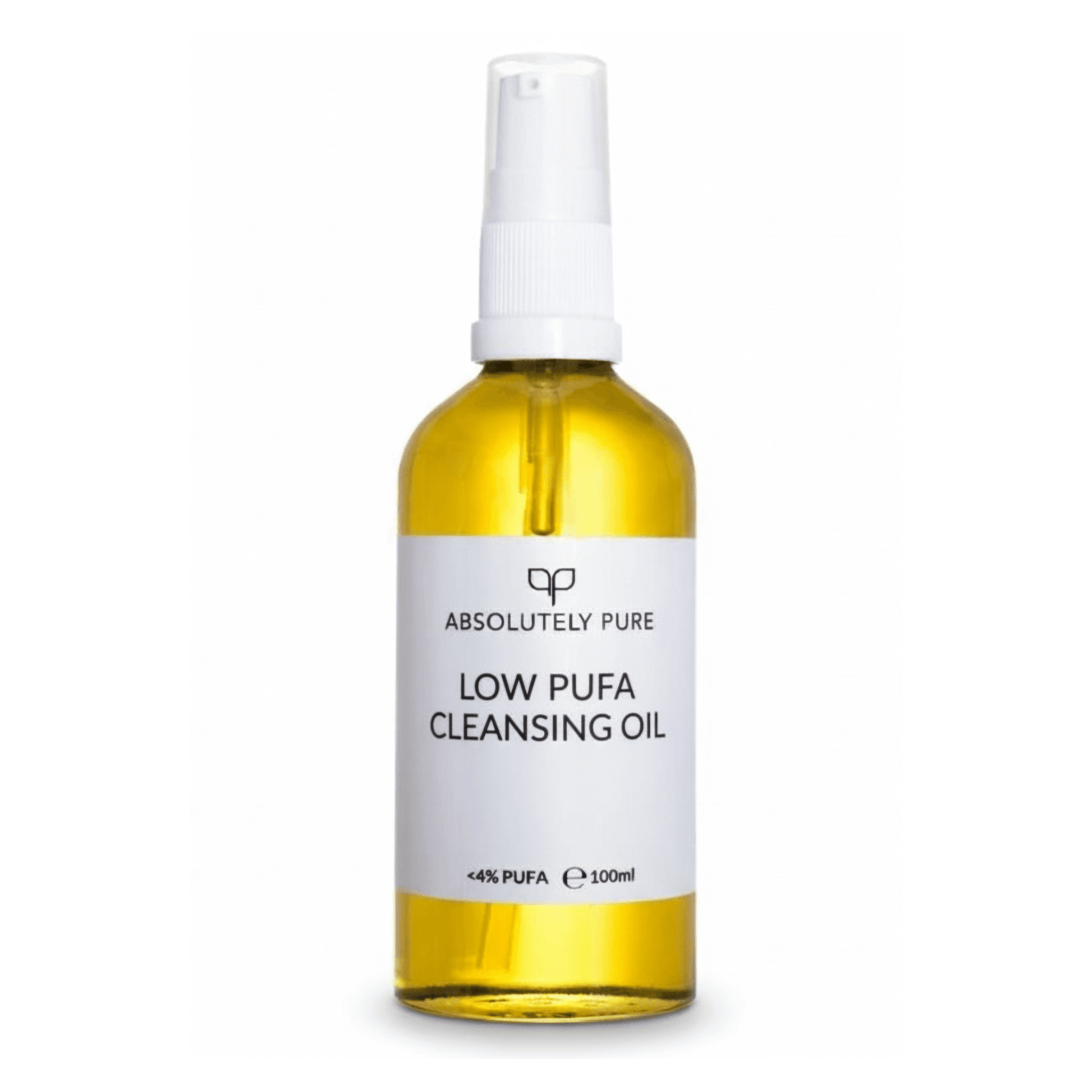 Absolutely Pure Low PUFA Cleansing Oil, 100ml, for effective and gentle skin cleansing
