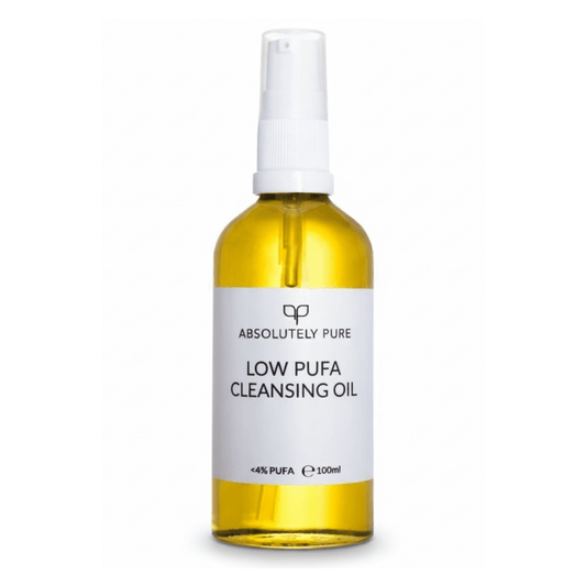 Absolutely Pure Low PUFA Cleansing Oil, 100ml, for effective and gentle skin cleansing